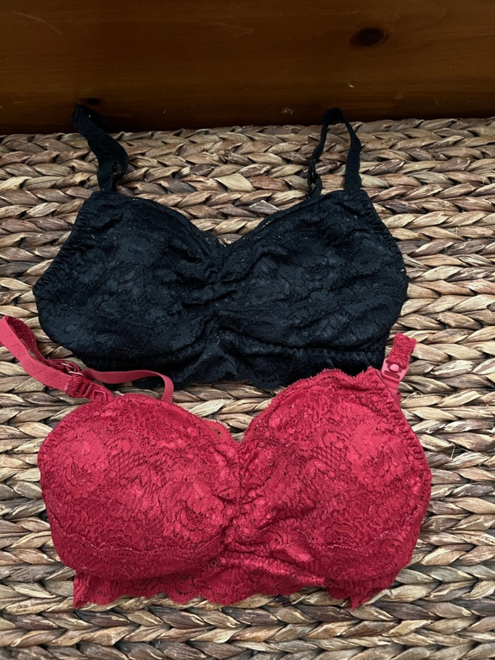 2 Cosabella Nursing bralettes- size Medium